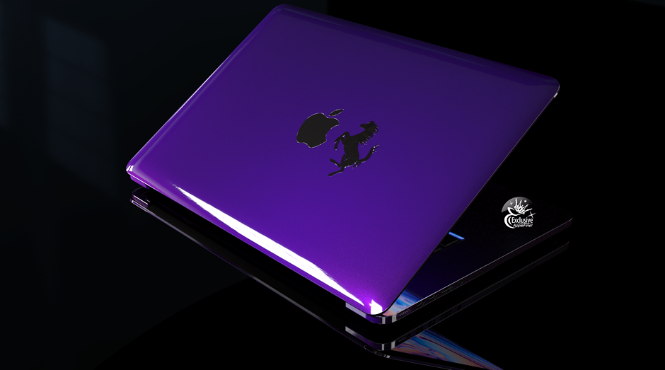Купить эксклюзивный MacBook Pro фиолетовый